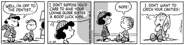 Peanuts on Wednesday December 30, 1987 Comic Strip