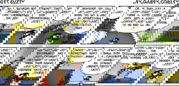 Get Fuzzy on Sunday October 31, 2010 Comic Strip
