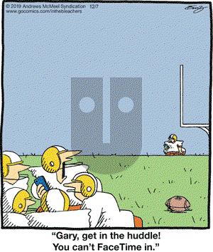 In the Bleachers - Wednesday December 7, 2022 Comic Strip