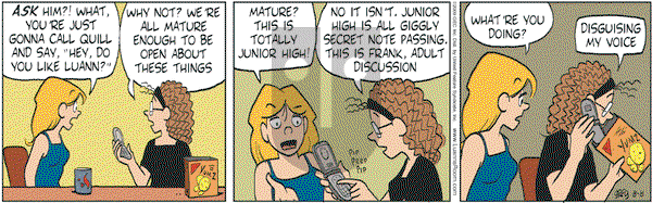 Luann on Saturday August 8, 2009 Comic Strip