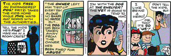 Nancy on Friday July 5, 2013 Comic Strip