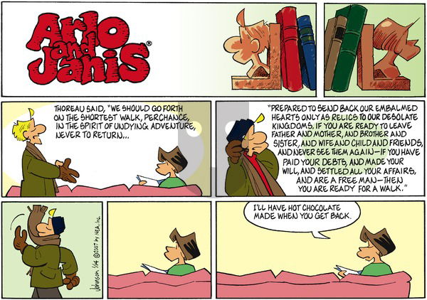 Arlo and Janis on Sunday January 14, 2007 Comic Strip