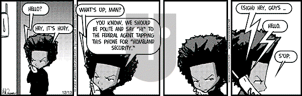 The Boondocks - Friday December 13, 2002 Comic Strip