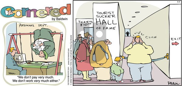 Cornered on Sunday July 7, 2002 Comic Strip
