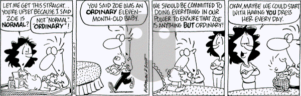 Baby Blues on Wednesday October 7, 1992 Comic Strip
