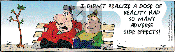 Frank and Ernest on Monday September 12, 2011 Comic Strip