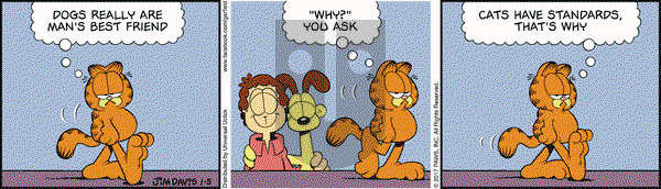 Garfield on Thursday January 5, 2017 Comic Strip