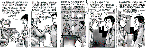 For Better or For Worse on Saturday March 3, 2001 Comic Strip