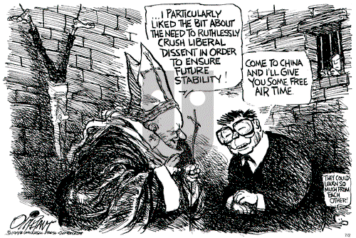 Pat Oliphant on Thursday July 2, 1998 Comic Strip