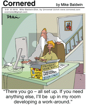 Cornered on Thursday March 31, 2016 Comic Strip