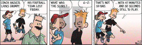 Frazz on Monday October 3, 2016 Comic Strip