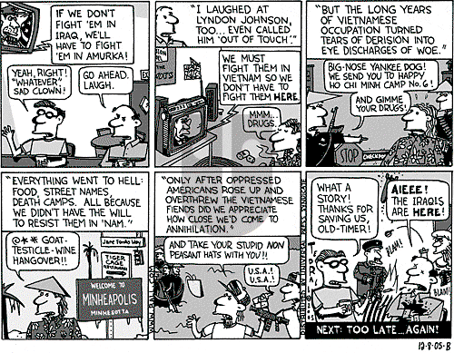 Ted Rall on Saturday December 10, 2005 Comic Strip