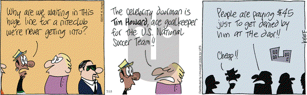 The Knight Life on Tuesday July 15, 2014 Comic Strip