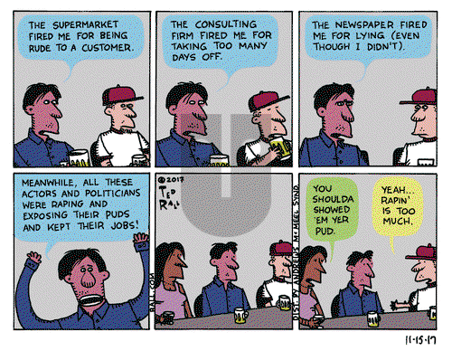 Ted Rall on Wednesday November 15, 2017 Comic Strip