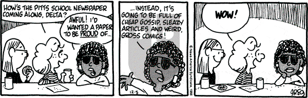 Luann on Friday December 5, 1986 Comic Strip