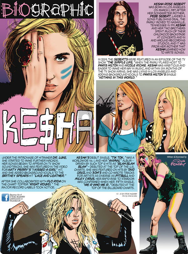 Biographic on Sunday January 2, 2011 Comic Strip