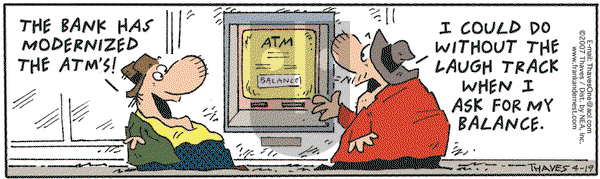 Frank and Ernest on Thursday April 19, 2007 Comic Strip