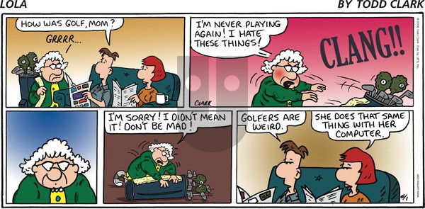 Lola on Sunday June 1, 2008 Comic Strip