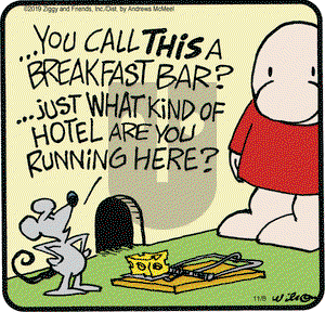 Ziggy on Friday November 8, 2019 Comic Strip
