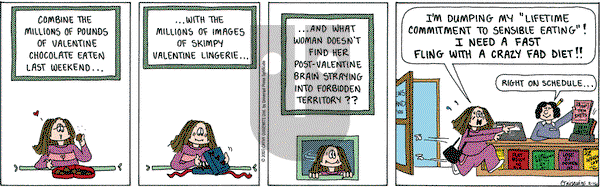 Cathy Classics on Monday February 16, 2009 Comic Strip