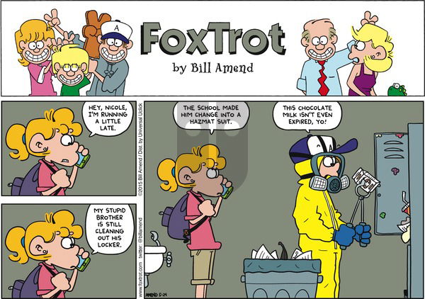 FoxTrot on Sunday May 24, 2015 Comic Strip