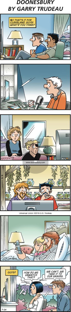 Doonesbury on Sunday July 24, 2016 Comic Strip