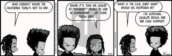 The Boondocks on Friday March 25, 2011 Comic Strip