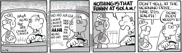 Drabble on Monday June 16, 2003 Comic Strip