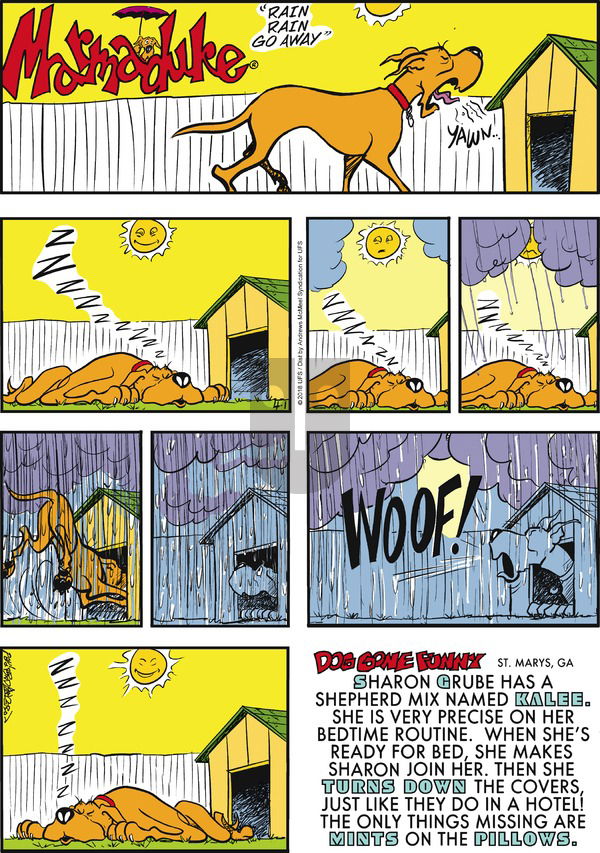 Marmaduke on Sunday April 1, 2018 Comic Strip