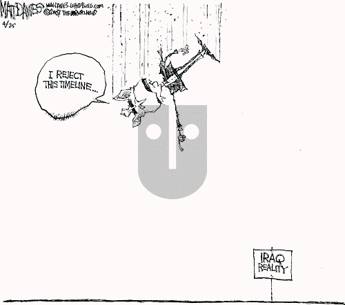 Matt Davies on Wednesday April 25, 2007 Comic Strip