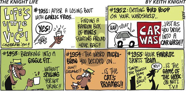 The Knight Life on Sunday March 17, 2019 Comic Strip