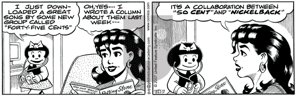 Nancy on Monday September 10, 2007 Comic Strip