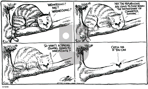 Pat Oliphant on Friday May 19, 1995 Comic Strip