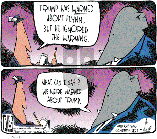 Tom Toles on Wednesday May 10, 2017 Comic Strip
