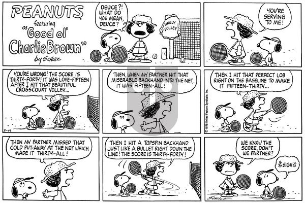 Peanuts on Sunday March 19, 1978 Comic Strip