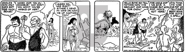 Alley Oop on Wednesday December 3, 1947 Comic Strip