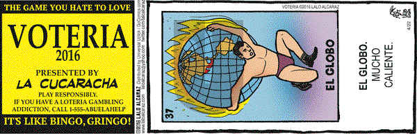 La Cucaracha on Friday April 22, 2016 Comic Strip
