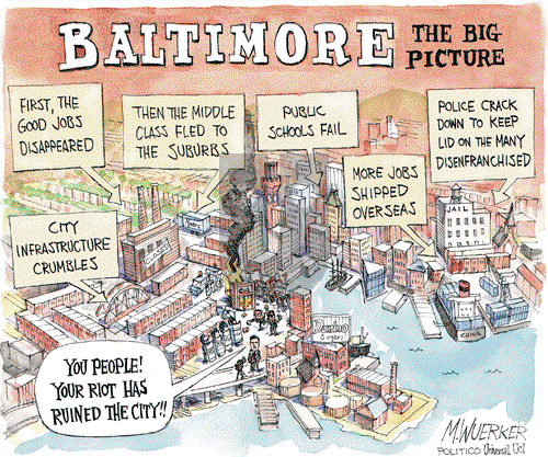 Matt Wuerker on Wednesday April 29, 2015 Comic Strip