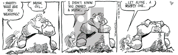 The Grizzwells on Saturday March 22, 1997 Comic Strip