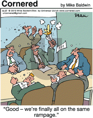 Cornered on Monday September 27, 2010 Comic Strip