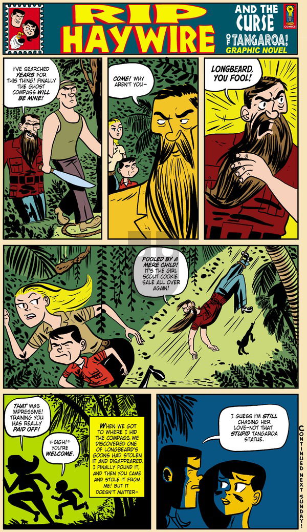 Rip Haywire on Sunday April 27, 2014 Comic Strip