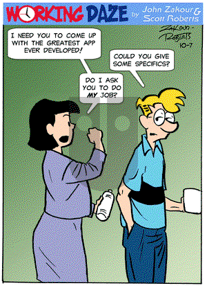 Working Daze - Monday October 7, 2024 Comic Strip