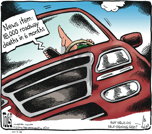Tom Toles on Friday October 7, 2016 Comic Strip