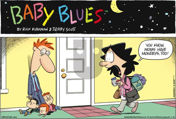 Baby Blues on Sunday November 18, 2018 Comic Strip