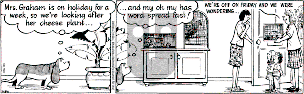 Fred Basset on Thursday August 4, 2005 Comic Strip