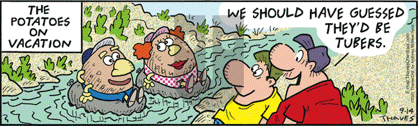 Frank and Ernest on Monday September 14, 2020 Comic Strip