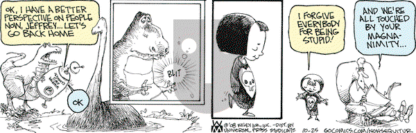 Non Sequitur on Saturday October 25, 2008 Comic Strip