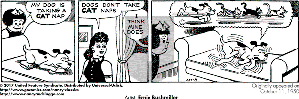 Nancy Classics on Wednesday October 11, 2017 Comic Strip
