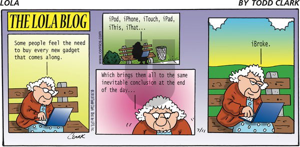 Lola on Sunday July 11, 2010 Comic Strip