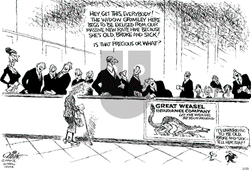 Pat Oliphant on Tuesday February 23, 2010 Comic Strip